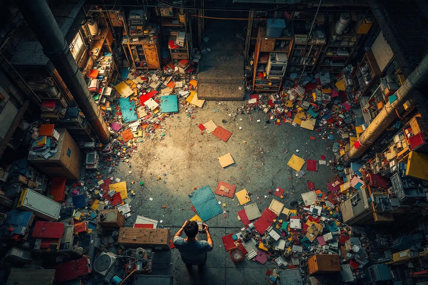 Équipe professionnelle effectuant un débarras de cave à Saint Ouen sur Seine, libérant de l'espace pour simplifier votre vie